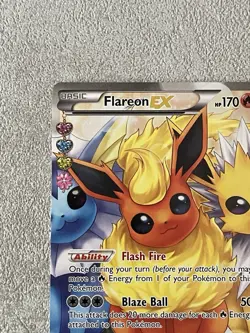 Pokemon TCG: Flareon EX RC28/RC32 Generations: Radiant Collection NM - Image 3
