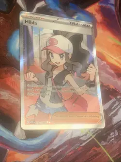 Pokemon TCG White Flare HILDA Ultra Rare Full Art Trainer Supporter 164/086 Mint - Image 3