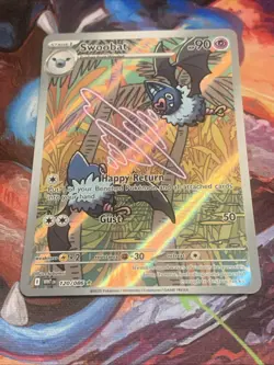 Pokemon TCG White Flare SWOOBAT Illustration Rare 120/086 Mint - Image 4