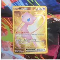 Pokemon TCG Mew ex 205/165 Hyper Rare Full Art Holo SV 151 English 2023 - Image 1