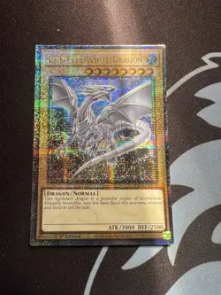 RA04-EN108 Blue-Eyes White Dragon Alt Art 1 Quarter Century Secret Rare YuGiOh - Image 1