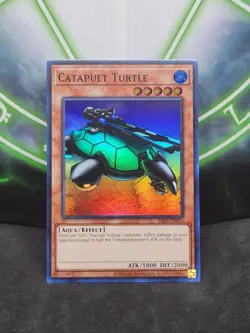 Yugioh Catapult Turtle MRD-EN075 Super Rare 25th Anniversary NM - Image 1