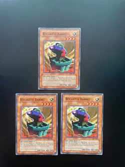 Yugioh Roulette Barrel MFC-025 Common Unlimited Edition Damaged X3 - Image 1