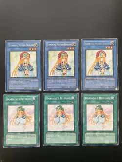 Yugioh Elemental Mistress Doriado X3 & Blessing X3 TLM-EN034 TLM-EN043 MP/HP - Image 1