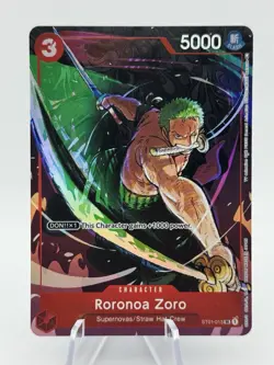 One Piece TCG - Roronoa Zoro ST01-013 SR Gift Collection 2023 - Image 1