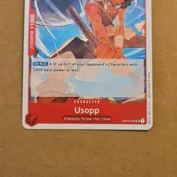 Usopp One Piece (OP04-003) OP04 Kingdoms of Intrigue Regular UC English TCG CCG - Image 3