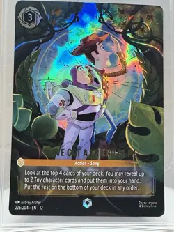 Disney Lorcana TCG You've Got a Friend in Me Enchanted Foil 225/204 EN - Image 1