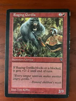 MTG raging Gorilla SINGLE USED EXCELLENT CONDITION SEE PHOTOS - Image 1