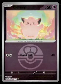 Clefairy (Love Ball) 074/217 Common Ascended Heroes Pokemon Reverse Holo NM - Image 1