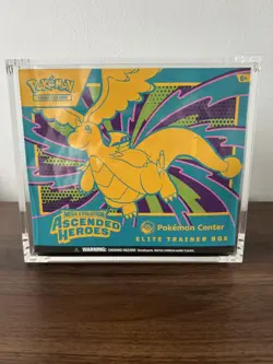 Pokemon Ascended Heroes ETB Pokemon Center with Acrylic Case (Damaged Small Rip) - Image 1