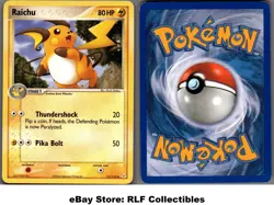 2006 Pokemon, EX Holon Phantoms, #51/110 Raichu, Uncommon - Image 1