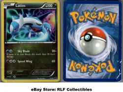 2012 Pokemon, B&W Dragon Vault, #10/20 Latios, Holo Rare - Image 1