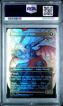 2025 MTG FINAL FANTASY FOIL #0322 KEFKA, COURT MAGE/KEFKA, RULER OF RUIN PSA 10 - Image 2