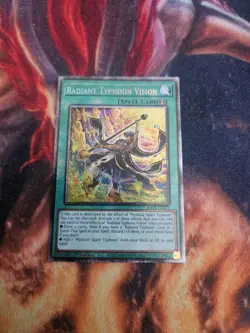 Radiant Typhoon Vision 1st Edition Starlight Rare RA05-EN075 Yu-Gi-Oh! - Image 1