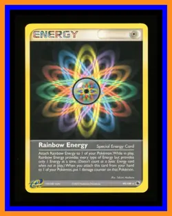 Rainbow Energy - 95/109 - EX Ruby & Sapphire - Non Holo Rare - Pokemon Card - Image 1