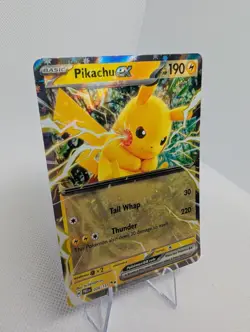 Pikachu ex 028/131 Prismatic Evolutions Holo Pokemon TCG Card Double Rare - NM - Image 2