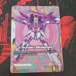 Z Gundam (Biosensor) 9003-071 Bandai Gundam War TCG Unit Card R HP 5 Power 5 - Image 1