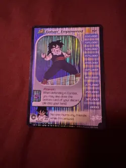 Gohan Empowered #152 Unlimited Rare Foil Dragon Ball Z Card Game Score Holo NM - Image 1