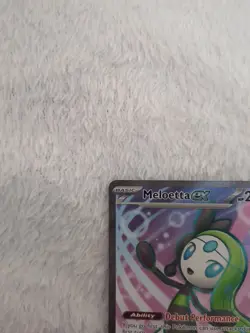 Pokemon Card Meloetta Ex 159/086 Black Bolt Full Art Ultra Rare - Image 2