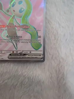 Pokemon Card Meloetta Ex 159/086 Black Bolt Full Art Ultra Rare - Image 5