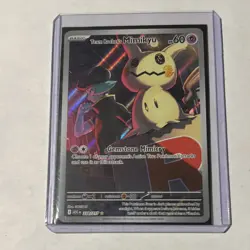 The Pokemon Company Team Rocket's Mimikyu Illustration Rare Full Art Holo EN Ba… - Image 1