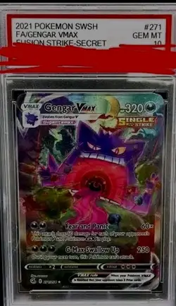 The Pokemon Company Pokemon TCG Gengar VMAX 271/264 Fusion Strike - Image 1