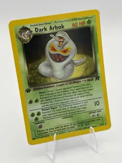 Pokemon TCG Dark Arbok 2/82 Team Rocket 1st Edition Holo Rare 60 HP English - Image 3