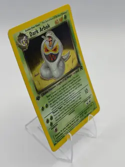 Pokemon TCG Dark Arbok 2/82 Team Rocket 1st Edition Holo Rare 60 HP English - Image 4