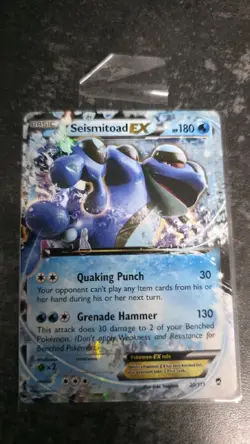 Pokemon TCG Seismitoad-EX Pokemon World Championship Decks 2015 20/111 - Image 2