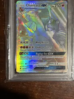 2017 Pokemon Burning Shadows Charizard GX 150/147 PSA 7 Free Shipping - Image 3