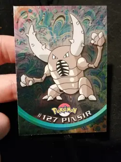Carta Pokemon Topps Pinsir #127 Silver Holo Foil Ita NM - Image 1
