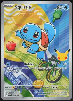 SQUIRTLE 039 HOLO PROMO ME: MEGA EVOLUTION PROMO POKEMON NM - Image 1