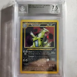 Pokemon - 2001 Neo Discovery Unlimited - Tyranitar #12 - Holo - Rare - Grade 7.5 - Image 1