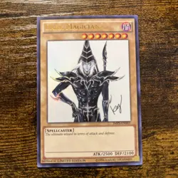 🔥YuGiOh! Dark Magician JMPS-EN003 Shonen Jump Promo Ultra Rare Holo Signed🔥 - Image 3