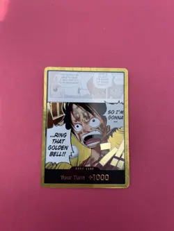 One Piece TCG English OP15 GOLD Don!! Card - Adventure on Kami's Island NM - Image 1