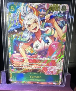 Bandai One Piece Yamato OP01-121 Romance Dawn SEC Alt Art Foil 5 Cost 5000 - Image 1