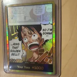 Luffy Golden Bell Gold DON!! One Piece OP15 Adventure On Kami's Island English - Image 2