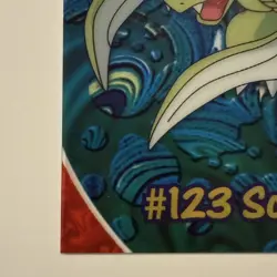 2000 TOPPS POKEMON TV ANIMATION CLEAR CARDS #PC9 SCYTHER - Image 5