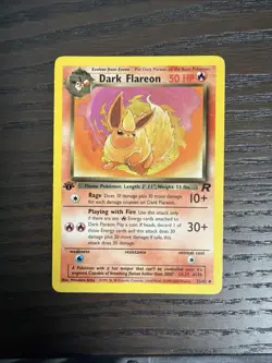 Dark Flareon - 35/82 - Pokemon Team Rocket 1st Edition Card - Image 1