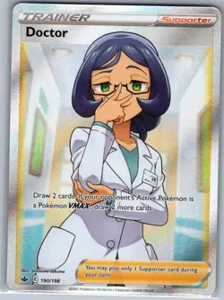 Doctor (Full Art) 190/198 SWSH06: Chilling Reign - Pokemon Card - NM - Image 1