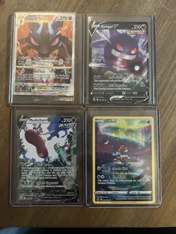 Pokemon TCG Lot of 4 Mixed Card Set: Promo, Full Arts, and V’s - Image 1