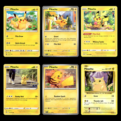 Pikachu Card 30 Sun Moon Crimson Invasion Pokemon Cards Collection Set TCG - Image 1