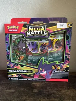 Pokemon TCG Mega Gengar ex Battle Deck Haunter 027 Black Star Promo Evolution B - Image 1