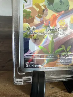 Pokemon Bulbasaur Sv07: Stellar Crown Illustration Rare Holo NM 143/142 - Image 5