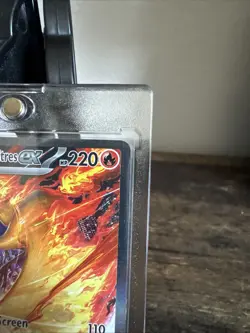 Pokemon Team Rocket's Moltres ex 229/182 Destined Rivals Rare Full Art Holo - Image 3