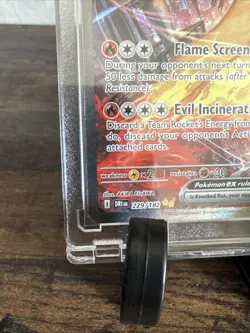 Pokemon Team Rocket's Moltres ex 229/182 Destined Rivals Rare Full Art Holo - Image 5