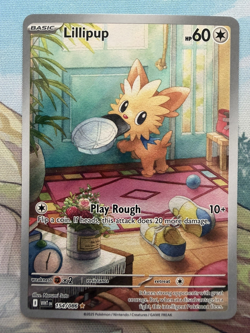 Pokemon TCG - Lillipup 154/086 Illustration Rare - SV White Flare (English) - Image 1