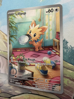 Pokemon TCG - Lillipup 154/086 Illustration Rare - SV White Flare (English) - Image 2