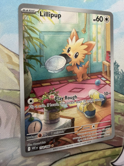 Pokemon TCG - Lillipup 154/086 Illustration Rare - SV White Flare (English) - Image 3