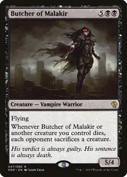 Butcher of Malakir [Duel Decks: Zendikar vs. Eldrazi] Magic MTG - Image 1